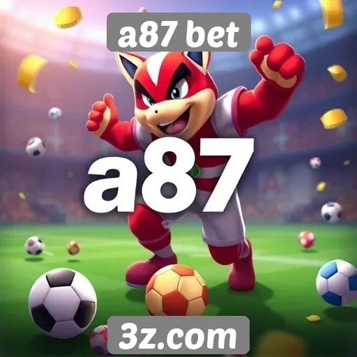 Variedade de jogos disponíveis na a87 bet